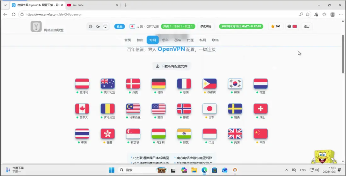 以后要换地区，再下载一个国旗的配置文件导入就行。